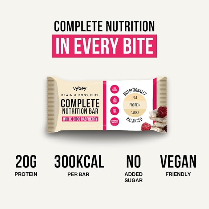 vybey Complete Nutrition Protein Bars – 12 Pack - Image 5