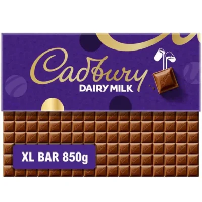 Cadbury Dairy Milk Chocolate Bar, 850 G