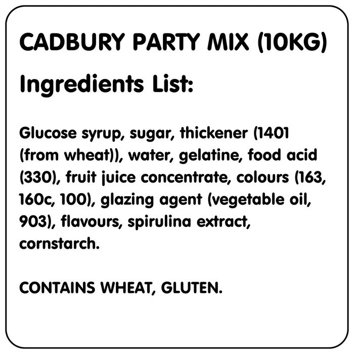 Cadbury Fresha Party Mix Bulk Lollies (10kg) - Image 2
