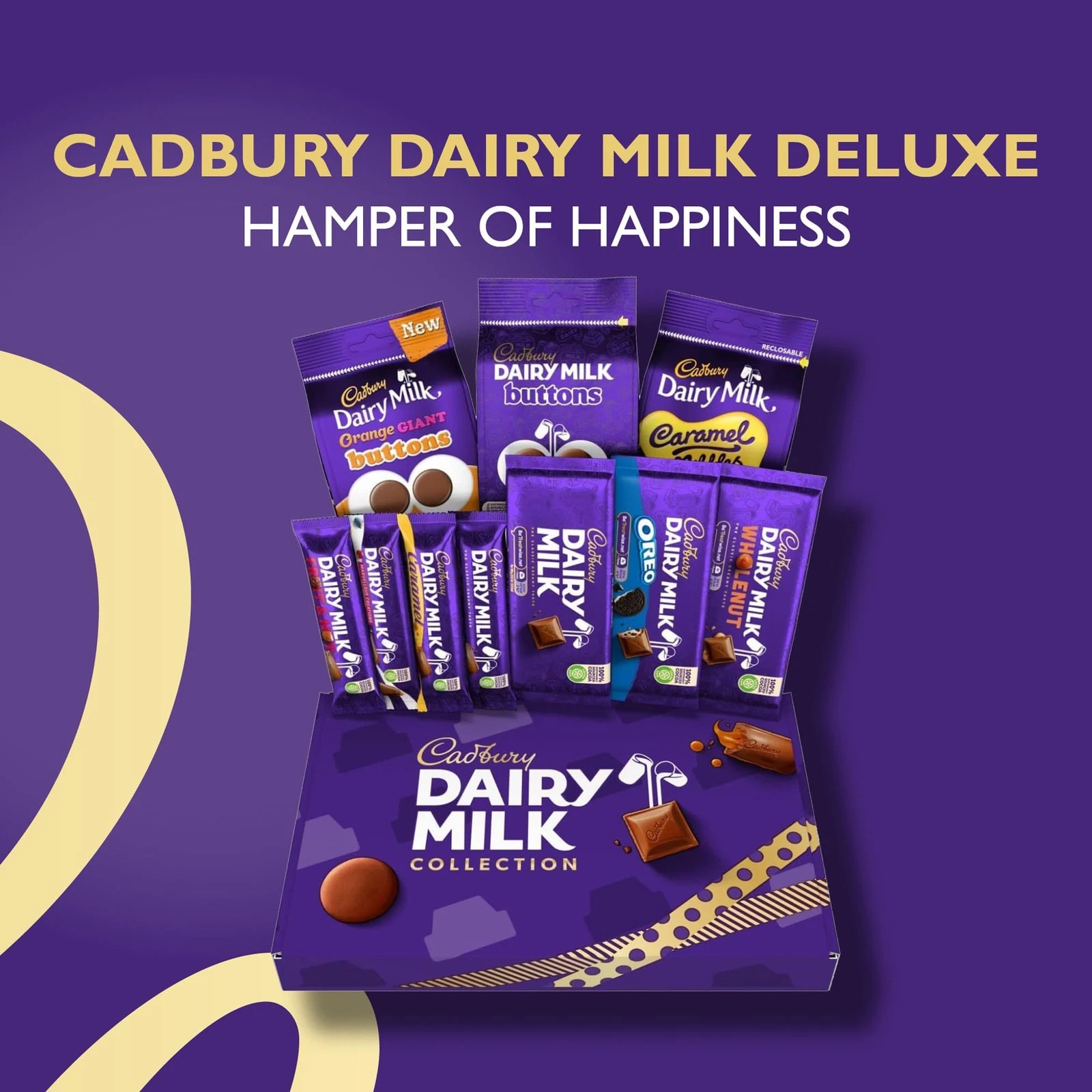 Cadbury Dairy Milk Big Night In Deluxe Hamper Includes 10 Assorted Chocolate - Image 2